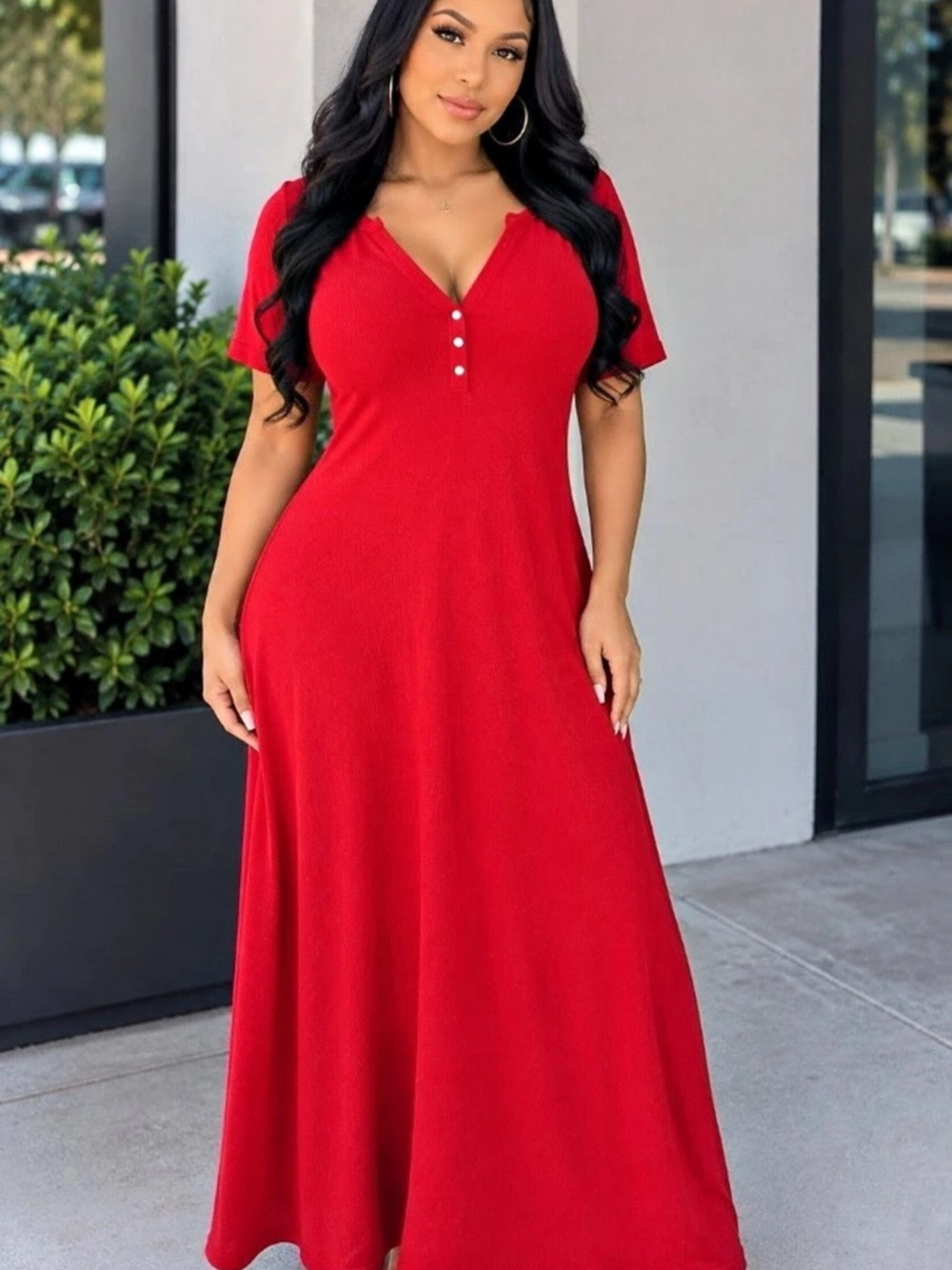 Ralph Lauren Red Maxi Dress NWT